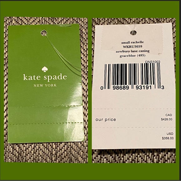 Kate Spade Dome Bag for Spring , Newberry Lane Caning Texture, in “grace blue”. - Picture 11 of 13